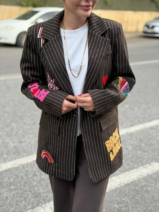 Veste 20 % laine -Chocolat