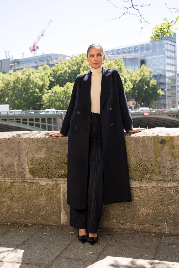 Manteau - Elégance absolu  - Bleu marine