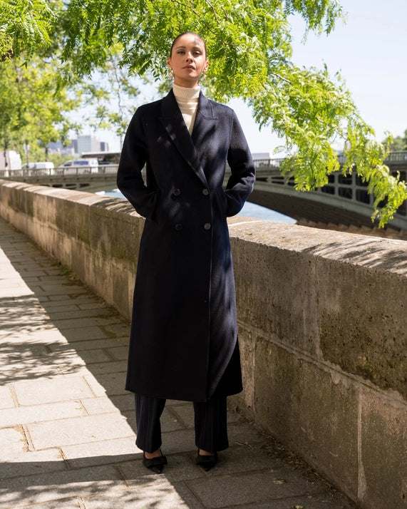 Manteau - Elégance absolu  - Bleu marine