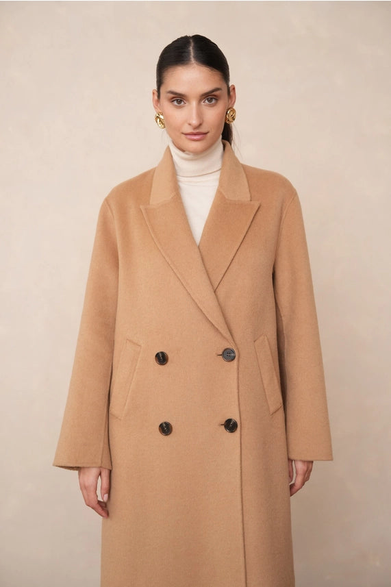 Manteau - Elégance absolu  - Camel