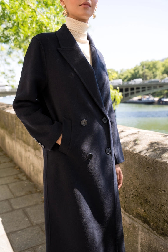 Manteau - Elégance absolu  - Bleu marine
