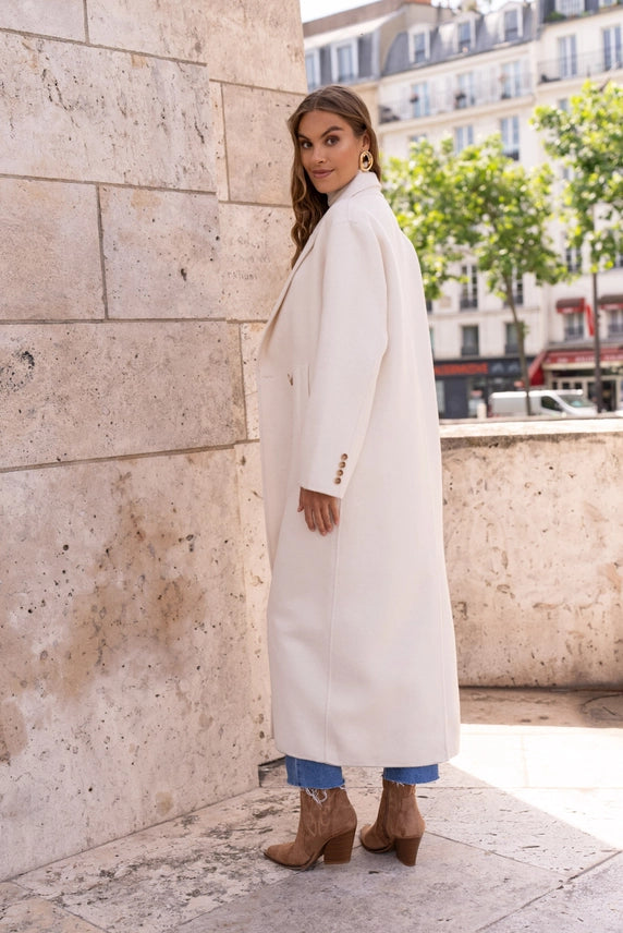 Manteau - Elégance absolu  - Ecru