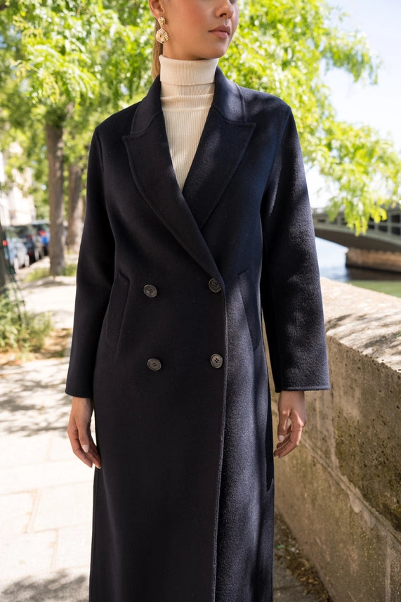 Manteau - Elégance absolu  - Bleu marine