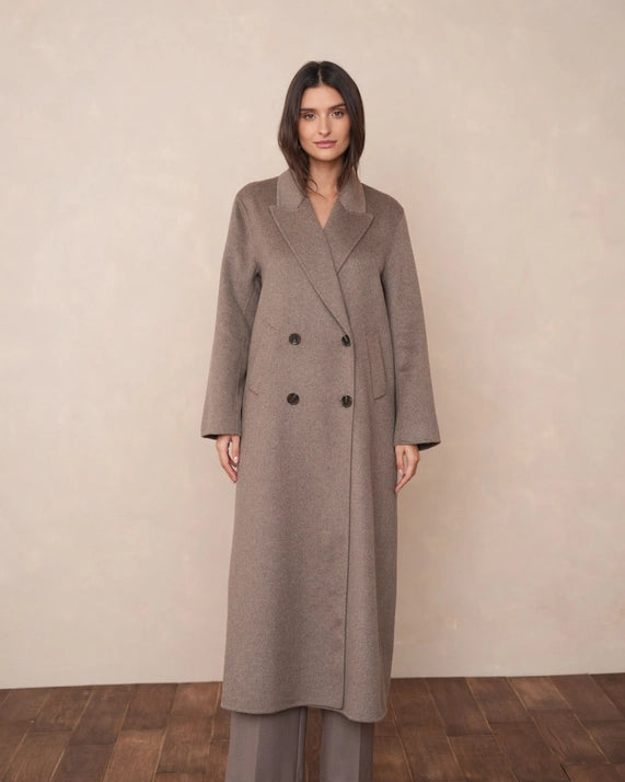 Manteau -Elégance absolu - Brun foncé